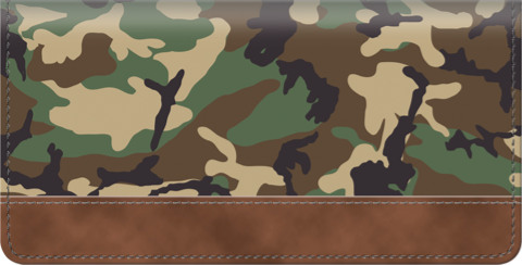 Camouflage Checkbook Cover