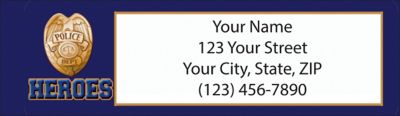 Police Return Address Label