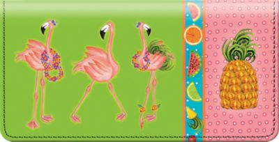 Flamingo Fun Checkbook Cover