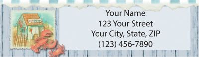 Catch of the Day Return Address Label
