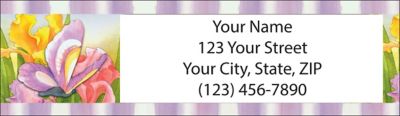 Floral Flutters Return Address Label