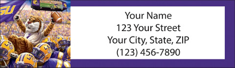 Tiger Spirit Return Address Label