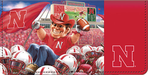 Husker Spirit Checkbook Cover