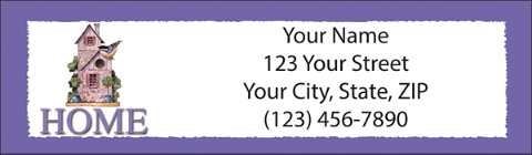 Home Return Address Label