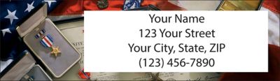 Honoring Our Veterans Return Address Label