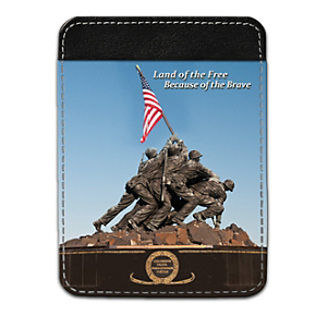Honoring Our Veterans Leather Money Clip
