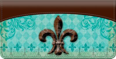 Fleur De Lis Checkbook Cover