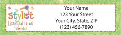 Hairstylists Rule! Return Address Label