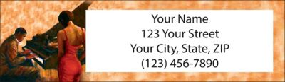 Smooth Jazz Return Address Label