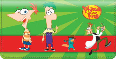 Phineas & Ferb Checkbook Cover