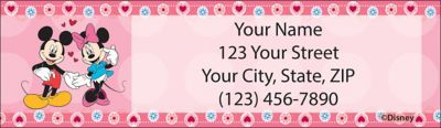 Disney Classic Romance Return Address Label