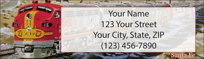Diesel Trains Return Address Label