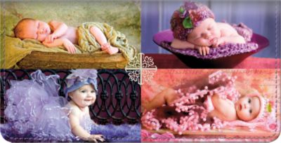 Blissful Babies Checkbook Cover
