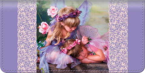 Enchanting Fairies Checkbook Cover