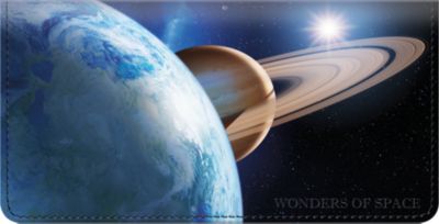 Wonders of Space Checkbook Cover