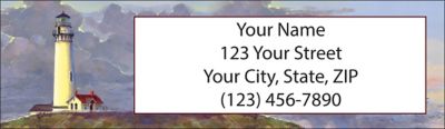 America's Favorite Lighthouses Return Address Label