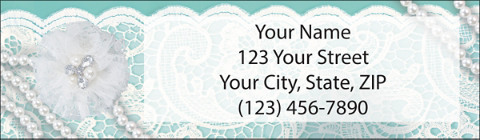 Lavish Lace Return Address Label