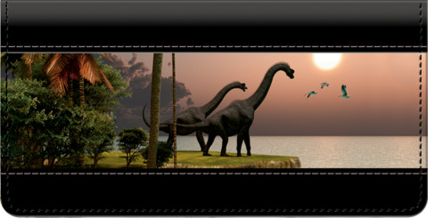 Dinosaurs Checkbook Cover