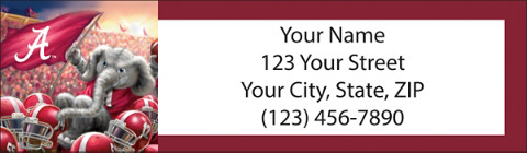 Bama Spirit Return Address Label