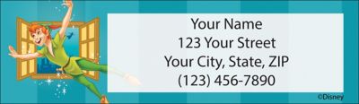 Peter Pan Return Address Label