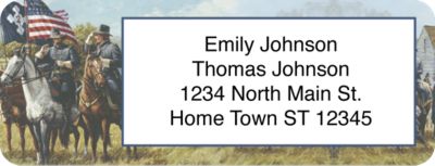 Union Generals Return Address Label