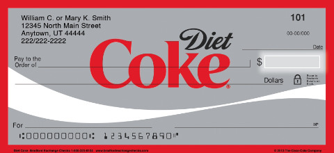 Diet Coke(R) Personal Checks