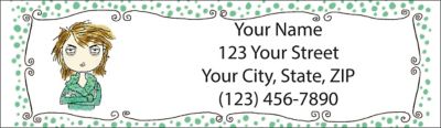 A Woman&#039;s World Return Address Label