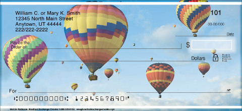 Hot Air Balloons Personal Checks