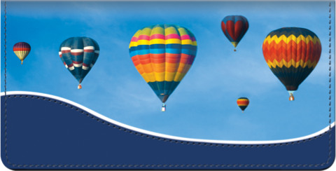 Hot Air Balloons Checkbook Cover