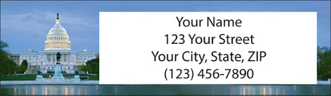 Our Nation's Capital Return Address Label