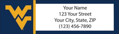 West Virginia University Return Address Label