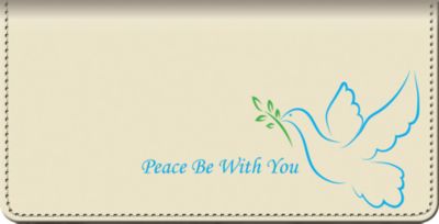 Peace be with You Checkbook Cover