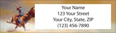 Rodeo Return Address Label
