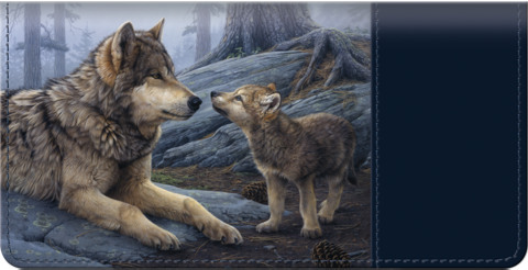 Heart of the Wolf Pack Checkbook Cover