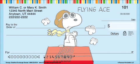 Snoopy Personal Checks