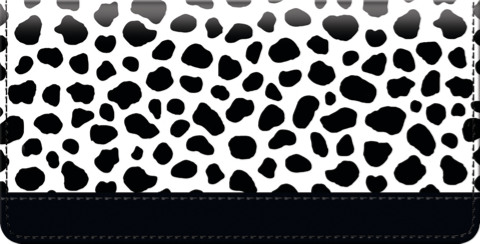 Cow Pattern Checkbook Cover