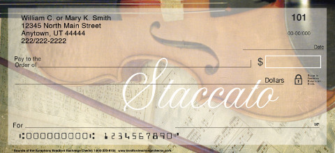 Sounds of the Symphony Personal Checks