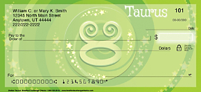Zodiac - Taurus Personal Checks