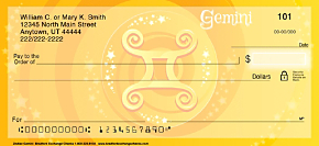 Zodiac - Gemini Personal Checks