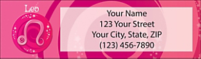 Zodiac - Leo Return Address Label