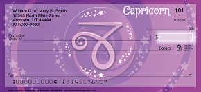Zodiac - Capricorn Personal Checks