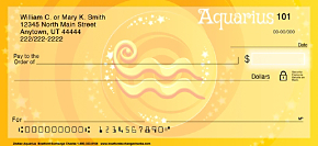Zodiac - Aquarius Personal Checks