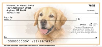 Best Breeds - Golden Retriever Personal Checks