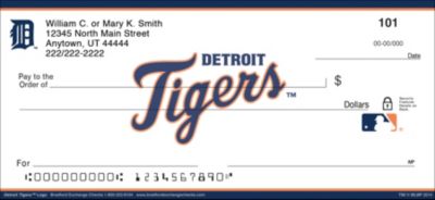 Detroit Tigers(TM) MLB(R) Logo Personal Checks