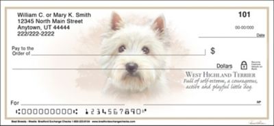 West Highland Terrier Best Breeds Personal Checks