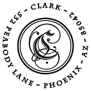 Clark Personalized Initial Stamp