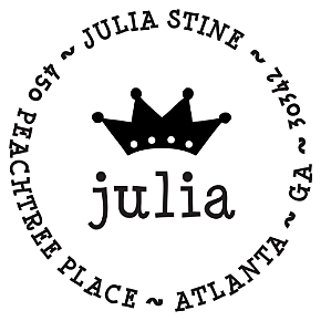 Julia Personalized Name Stamp