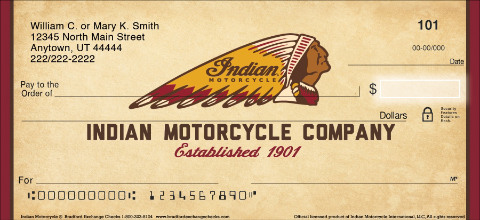 Indian Motorcycle Personal Checks