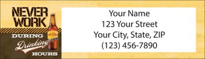 Beer Return Address Label