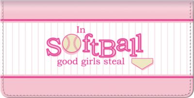 Softball Diva Checkbook Cover